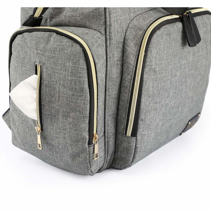 mama wickelrucksack grau
